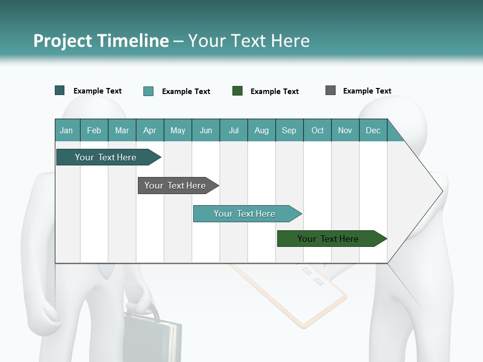 Pen Write Character PowerPoint Template