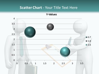 Pen Write Character PowerPoint Template