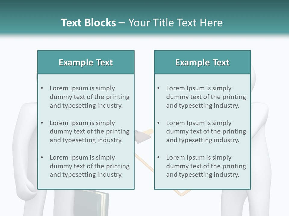 Pen Write Character PowerPoint Template
