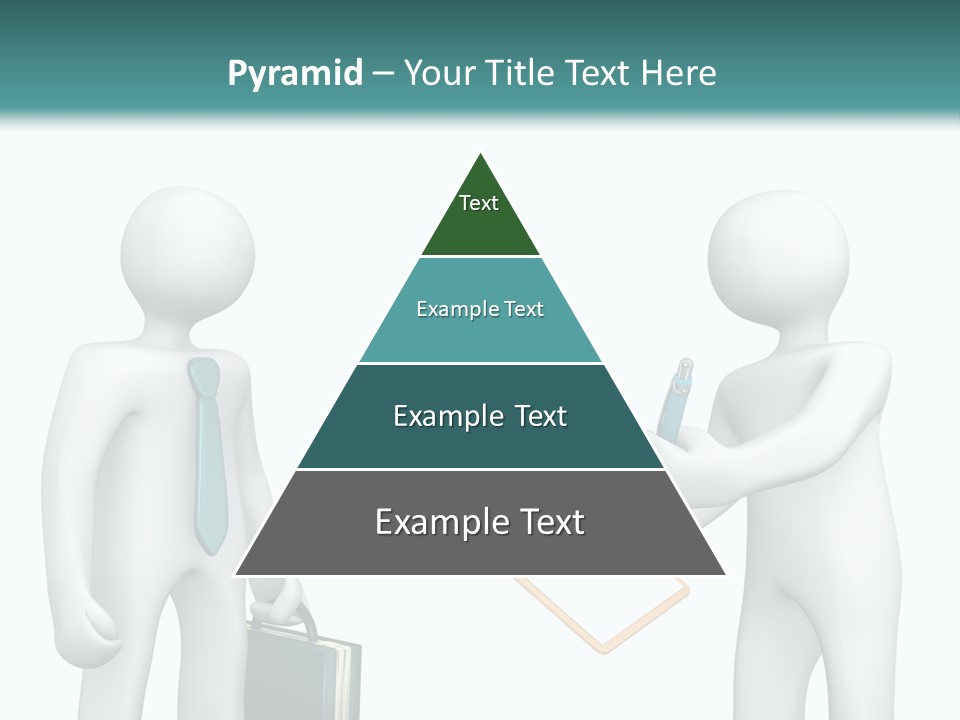 Pen Write Character PowerPoint Template