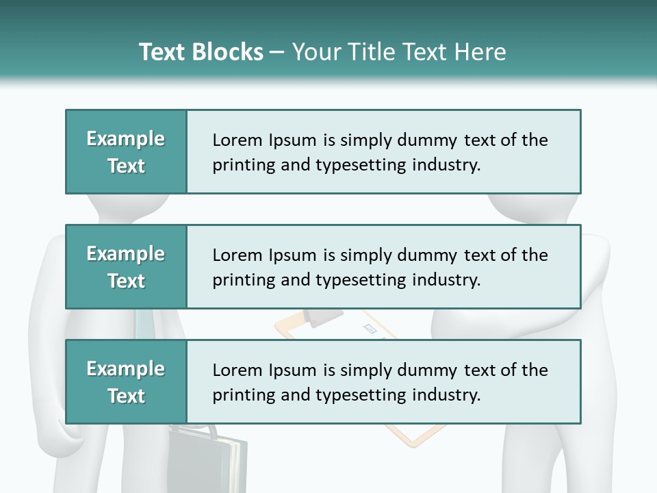 Pen Write Character PowerPoint Template