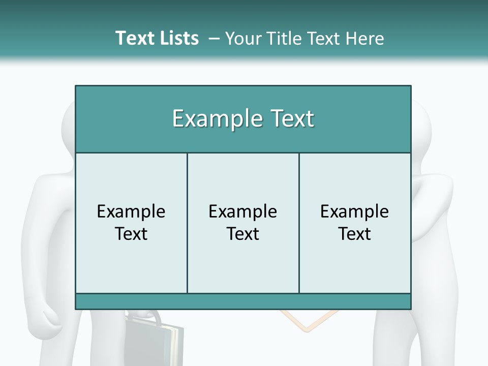 Pen Write Character PowerPoint Template