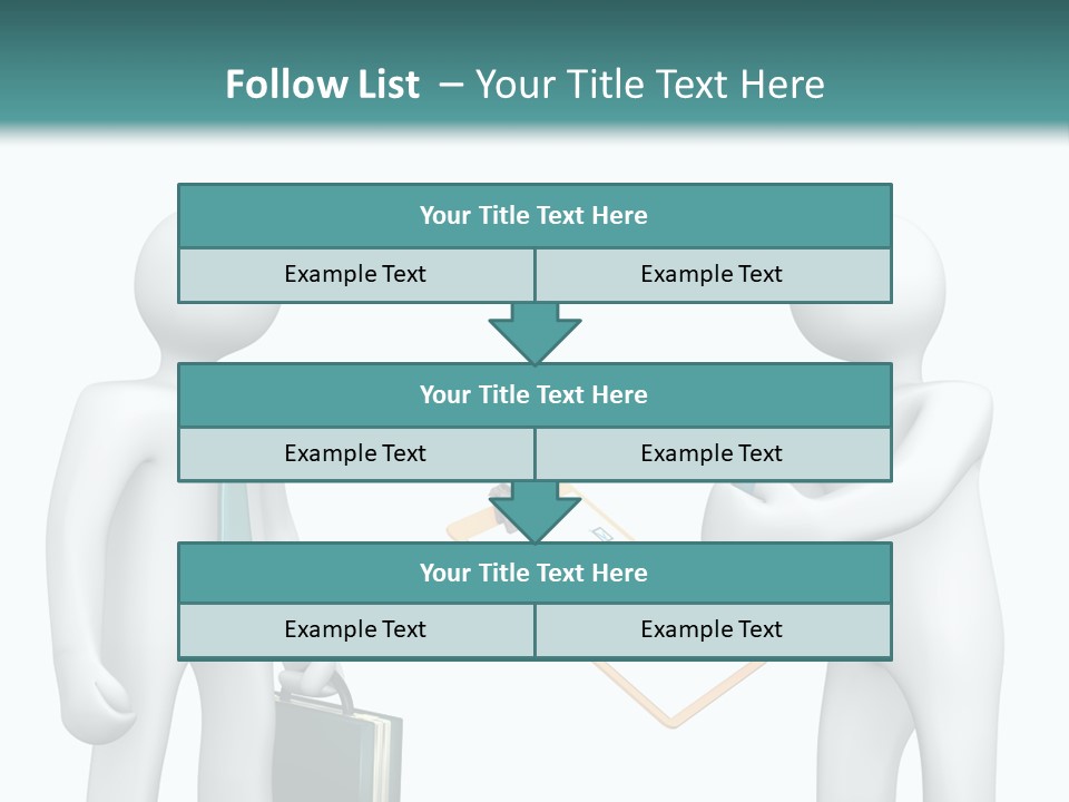 Pen Write Character PowerPoint Template