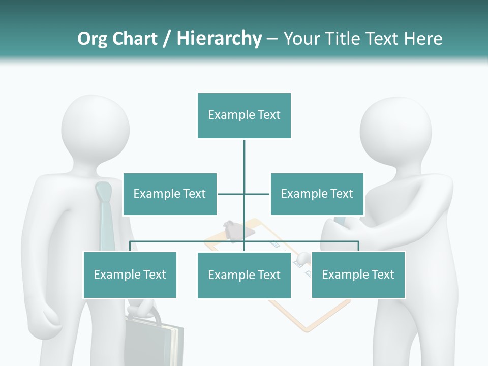 Pen Write Character PowerPoint Template