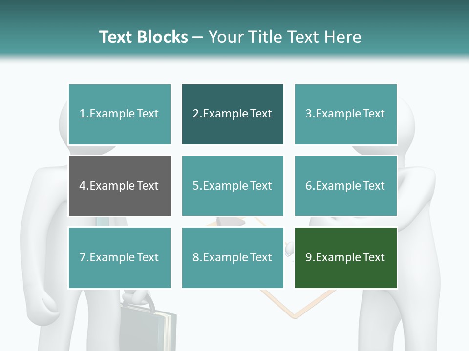 Pen Write Character PowerPoint Template