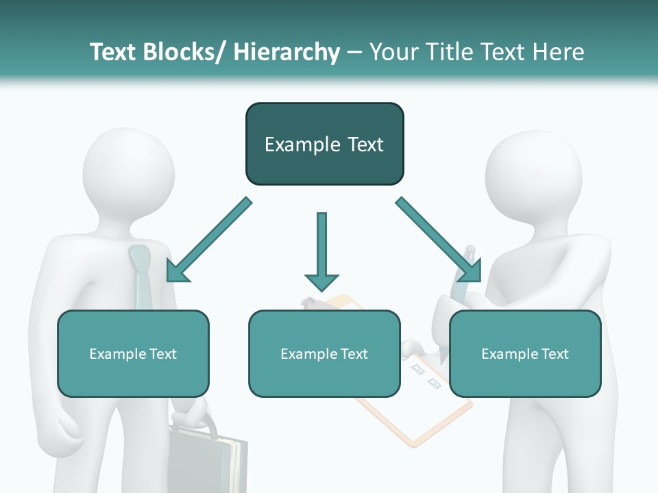 Pen Write Character PowerPoint Template