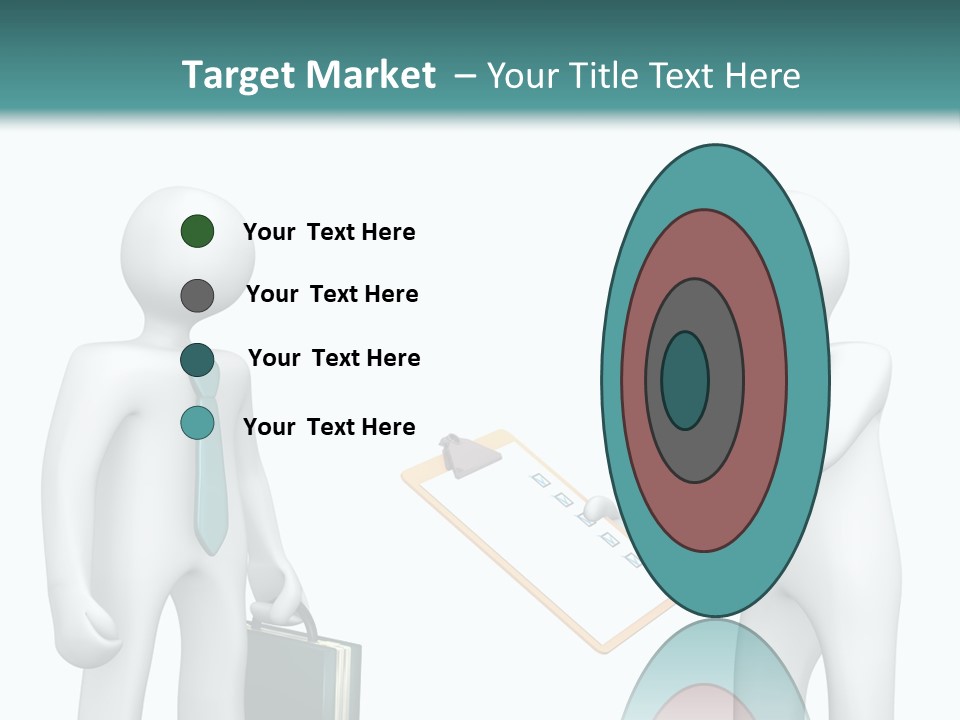 Pen Write Character PowerPoint Template