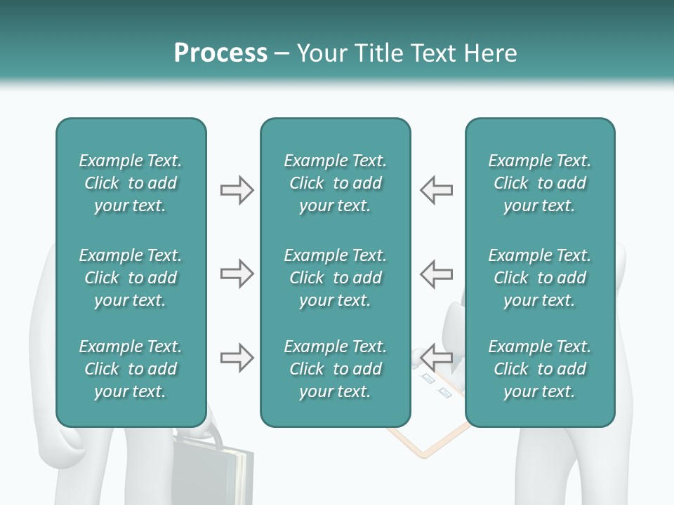 Pen Write Character PowerPoint Template