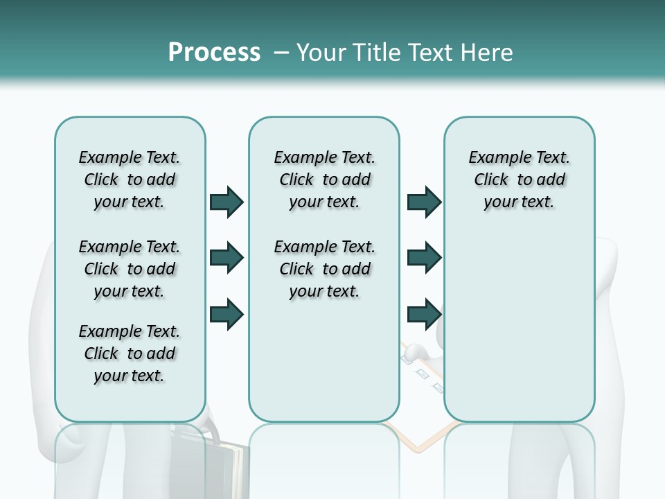 Pen Write Character PowerPoint Template