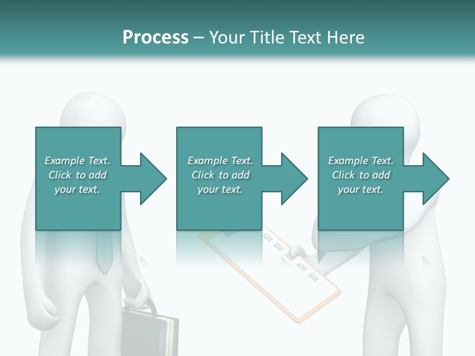 Pen Write Character PowerPoint Template
