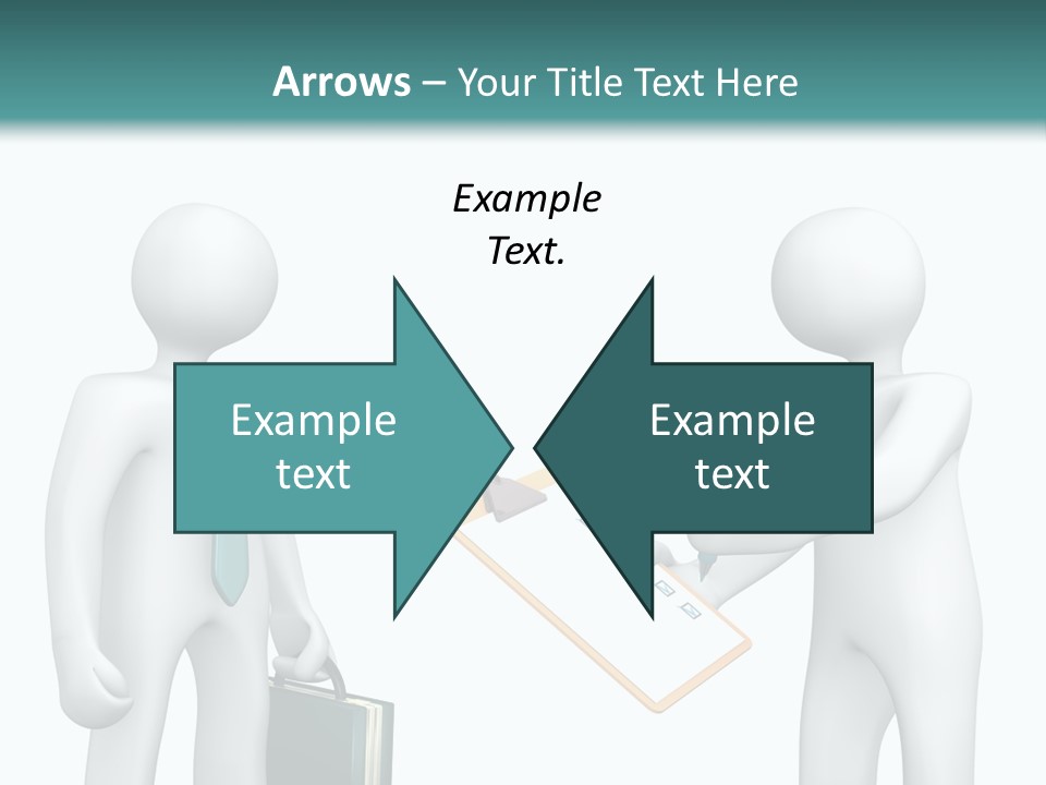 Pen Write Character PowerPoint Template