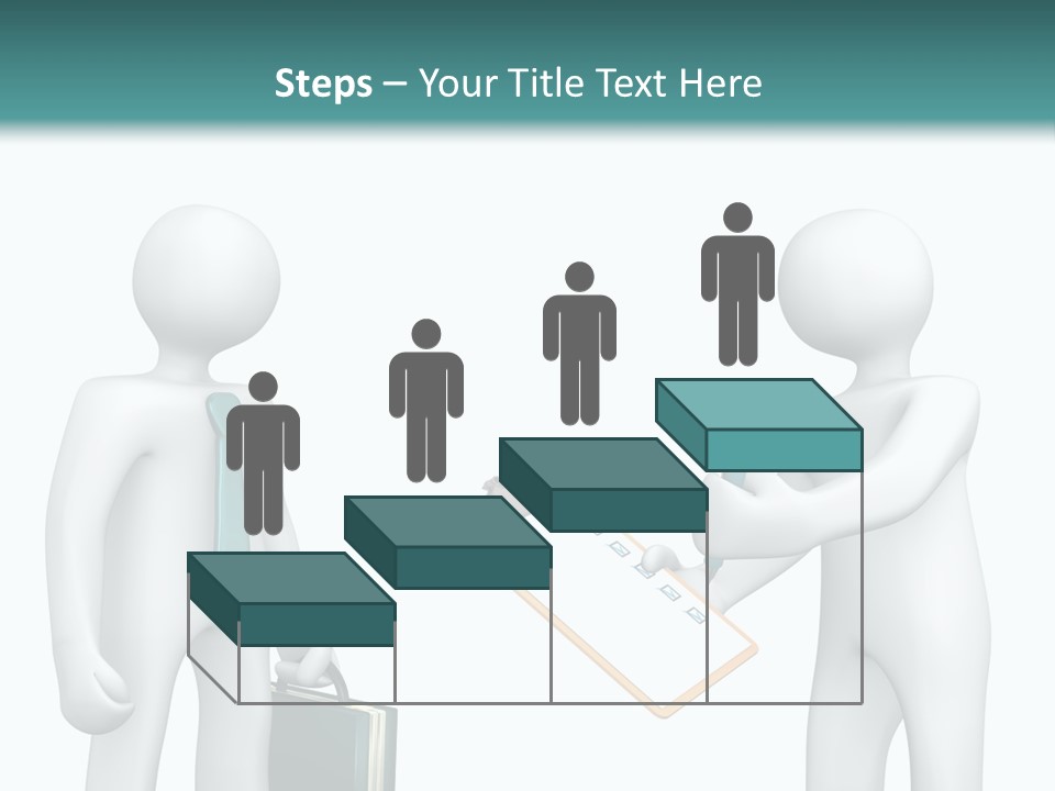 Pen Write Character PowerPoint Template