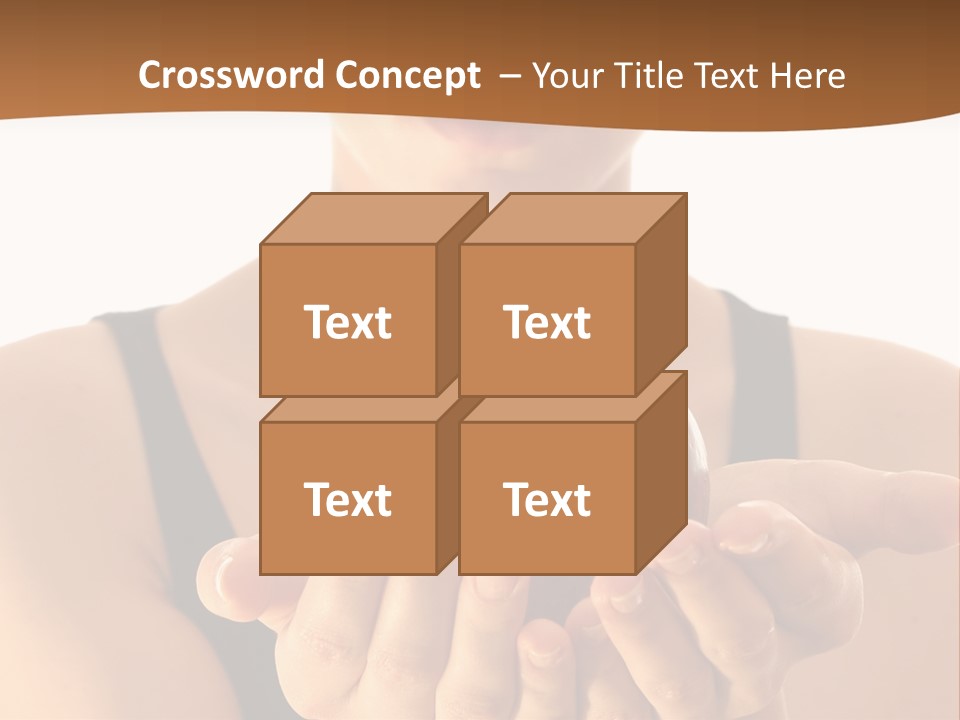 Lady Person Apple PowerPoint Template