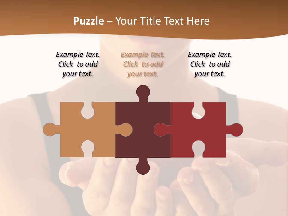 Lady Person Apple PowerPoint Template