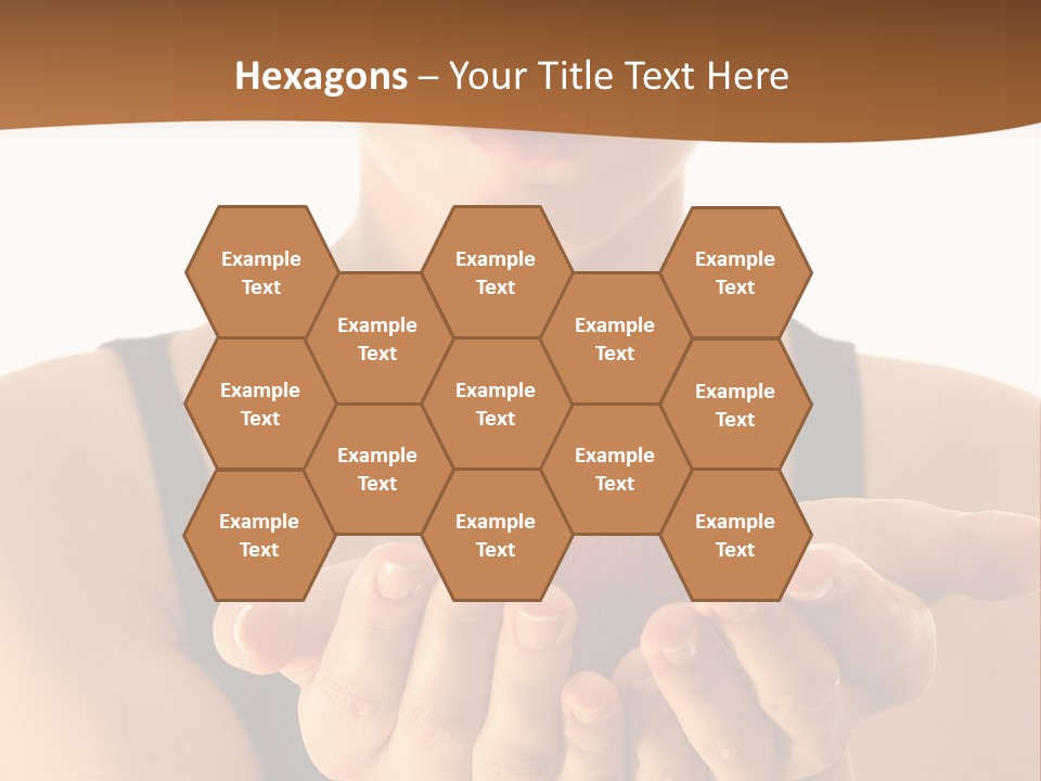 Lady Person Apple PowerPoint Template