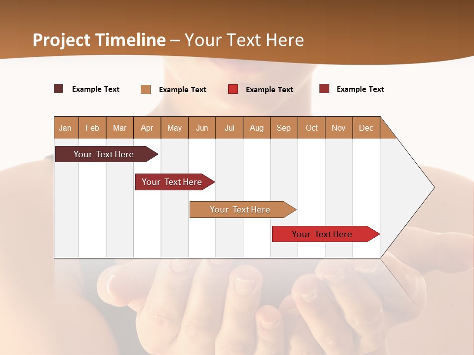 Lady Person Apple PowerPoint Template