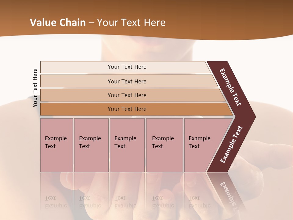 Lady Person Apple PowerPoint Template