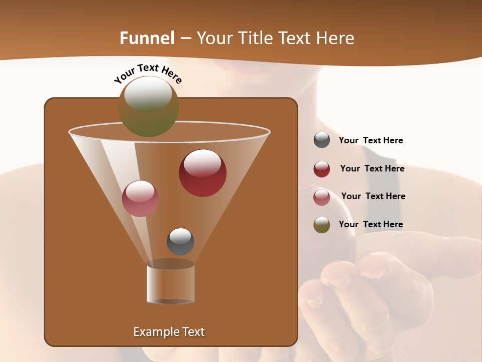 Lady Person Apple PowerPoint Template