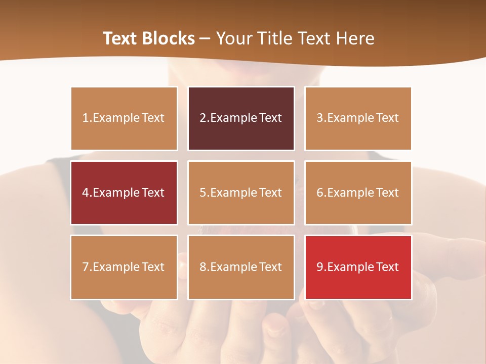 Lady Person Apple PowerPoint Template