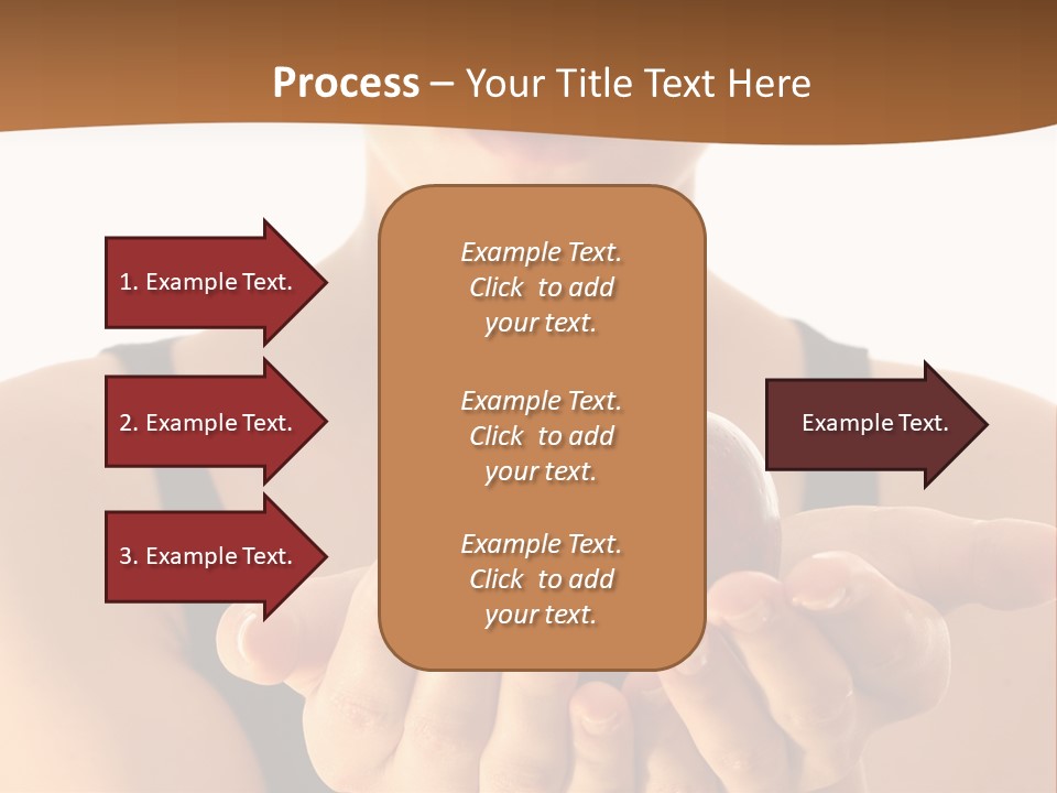 Lady Person Apple PowerPoint Template
