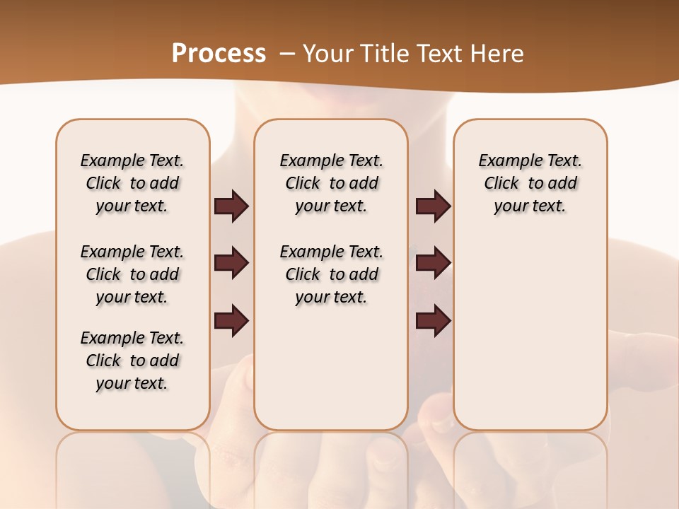 Lady Person Apple PowerPoint Template