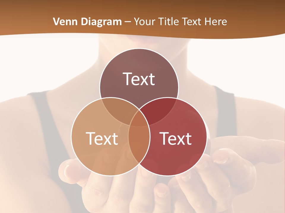 Lady Person Apple PowerPoint Template