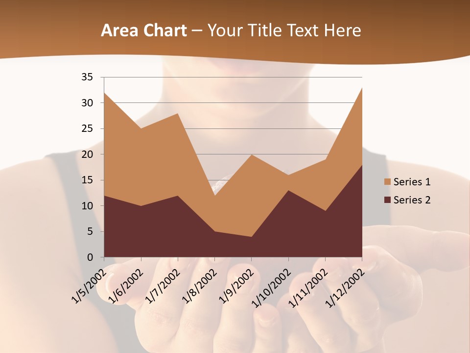Lady Person Apple PowerPoint Template