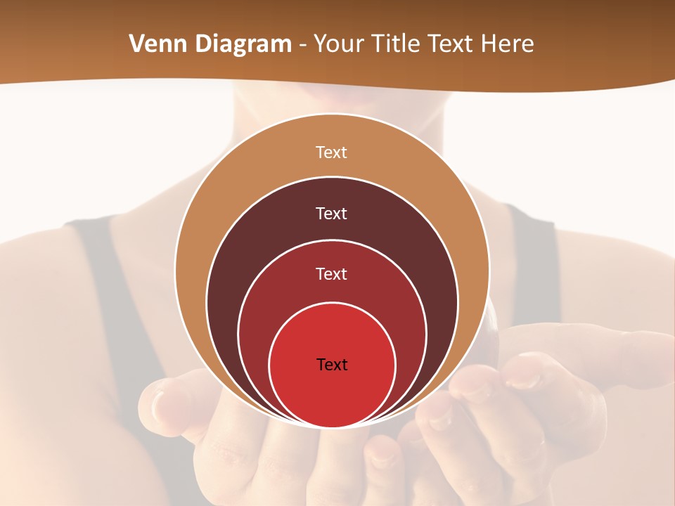 Lady Person Apple PowerPoint Template