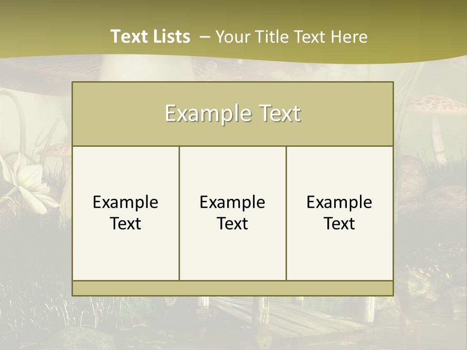 Muchomor Fantasy Czerwony PowerPoint Template