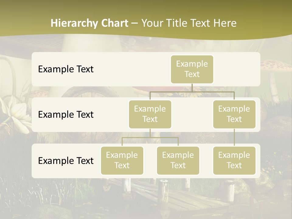Muchomor Fantasy Czerwony PowerPoint Template