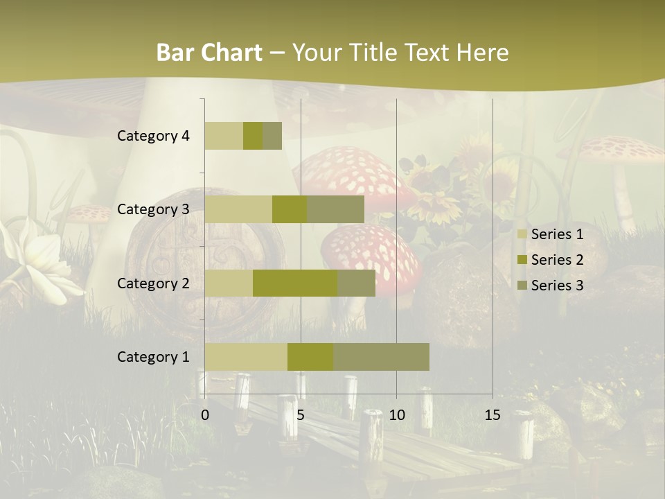 Muchomor Fantasy Czerwony PowerPoint Template