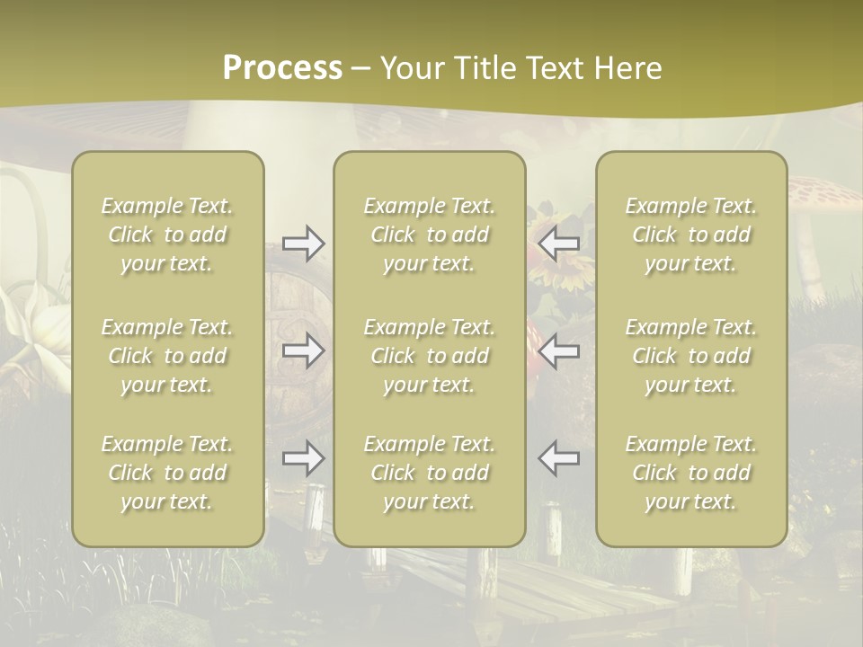Muchomor Fantasy Czerwony PowerPoint Template
