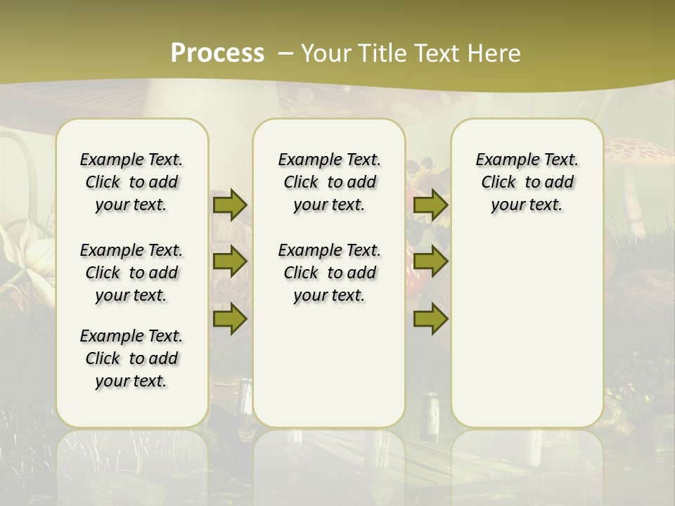 Muchomor Fantasy Czerwony PowerPoint Template