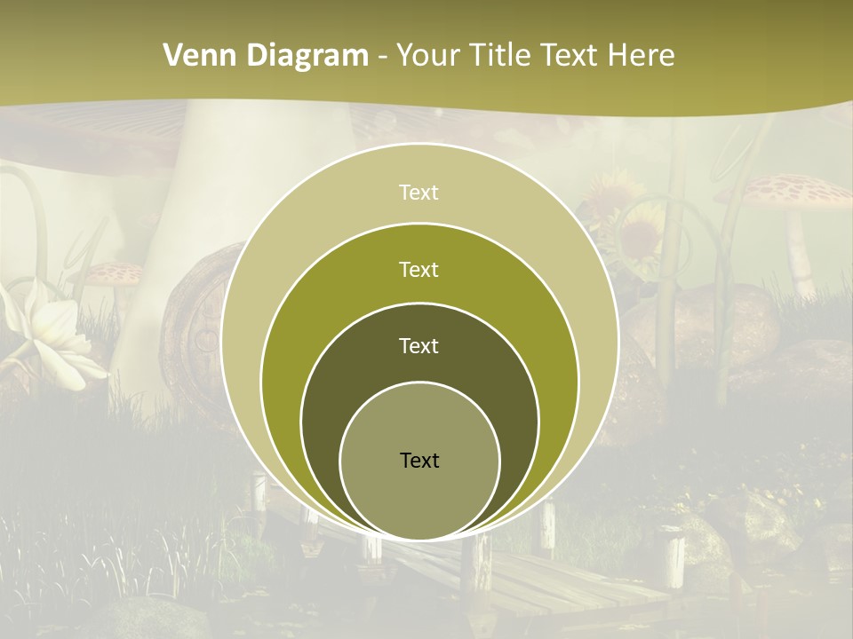 Muchomor Fantasy Czerwony PowerPoint Template