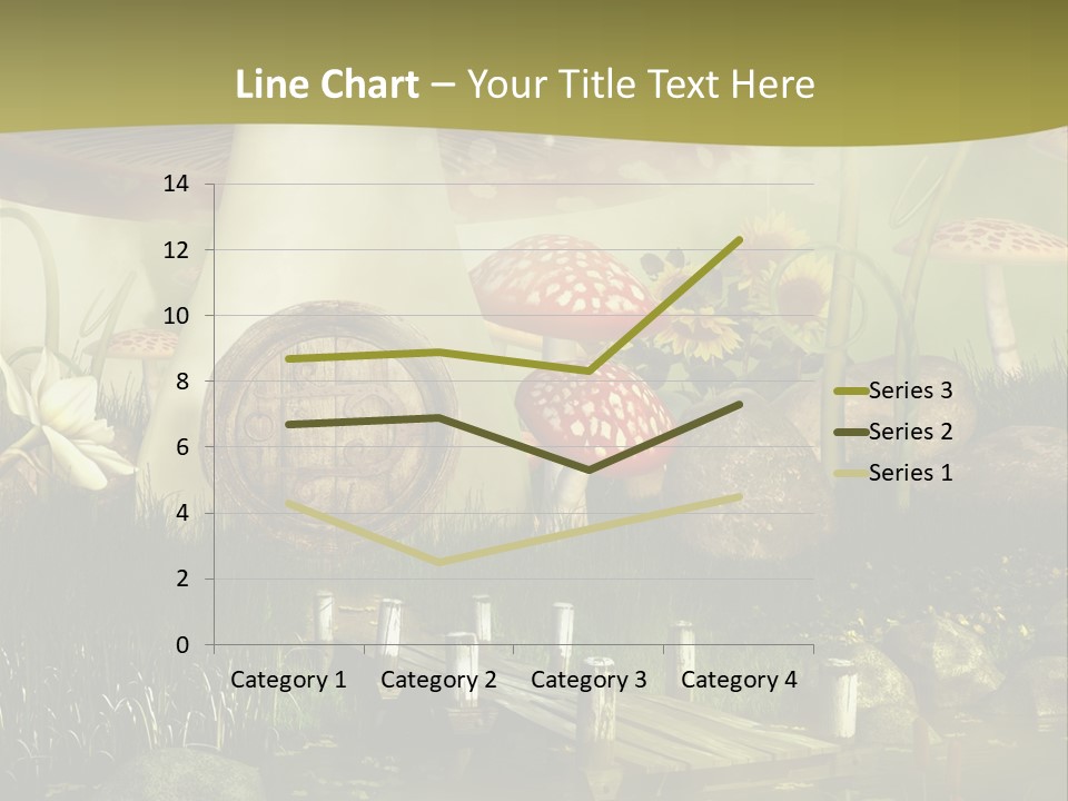Muchomor Fantasy Czerwony PowerPoint Template