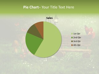 Mushroom Garden Grass PowerPoint Template