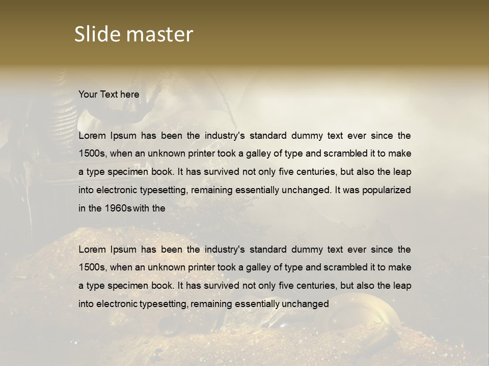 Fantasy Ska Kufer PowerPoint Template
