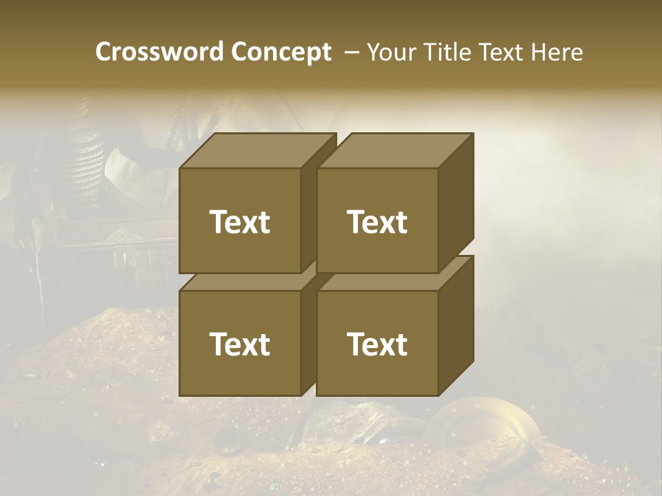 Fantasy Ska Kufer PowerPoint Template