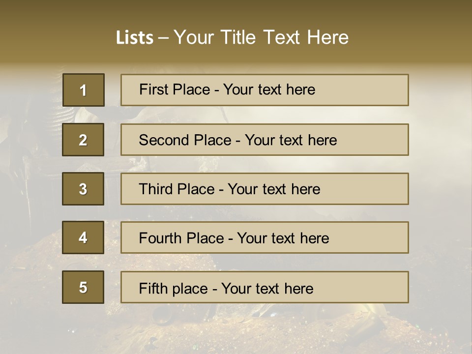 Fantasy Ska Kufer PowerPoint Template