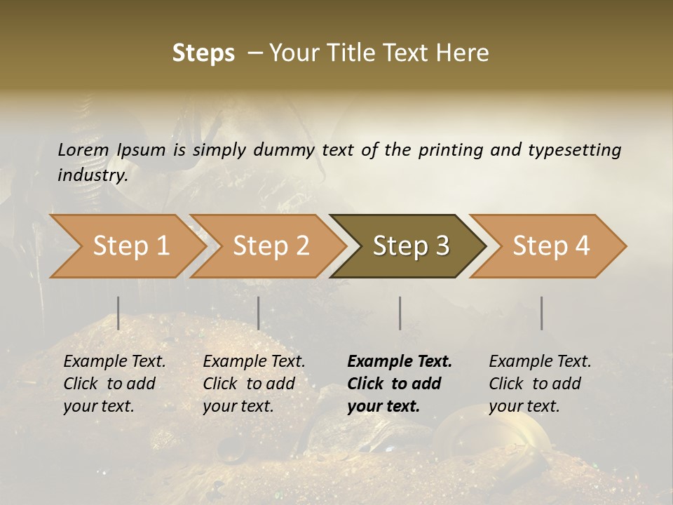 Fantasy Ska Kufer PowerPoint Template