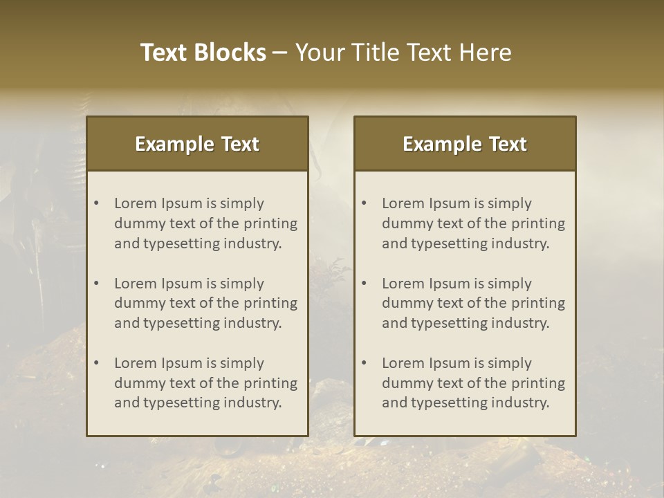 Fantasy Ska Kufer PowerPoint Template