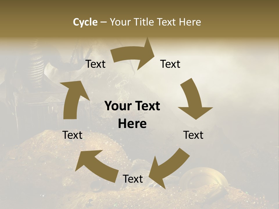 Fantasy Ska Kufer PowerPoint Template