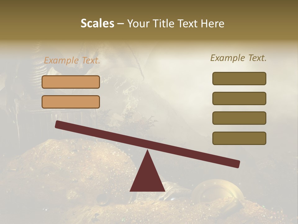 Fantasy Ska Kufer PowerPoint Template