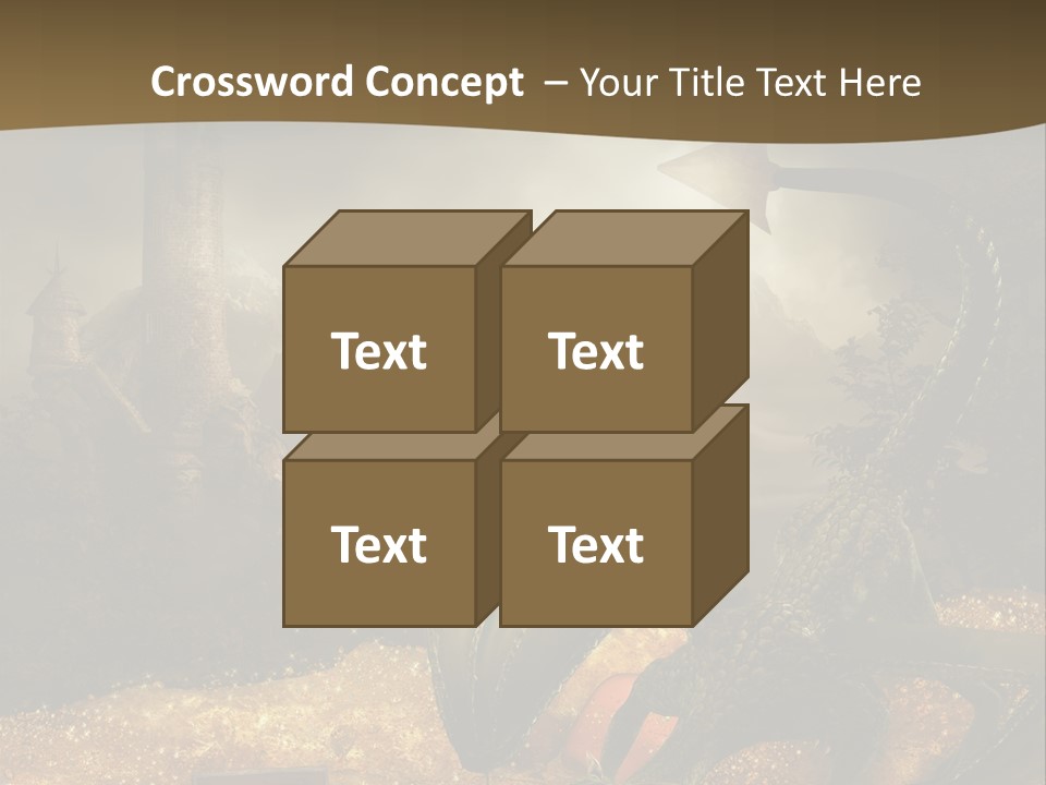 Ska Skarb Kufer PowerPoint Template