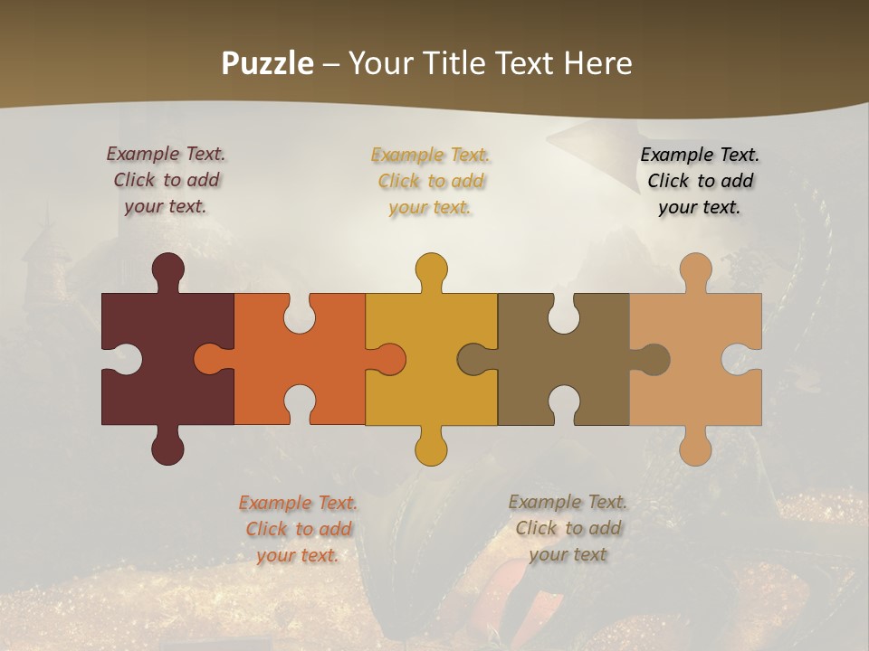 Ska Skarb Kufer PowerPoint Template