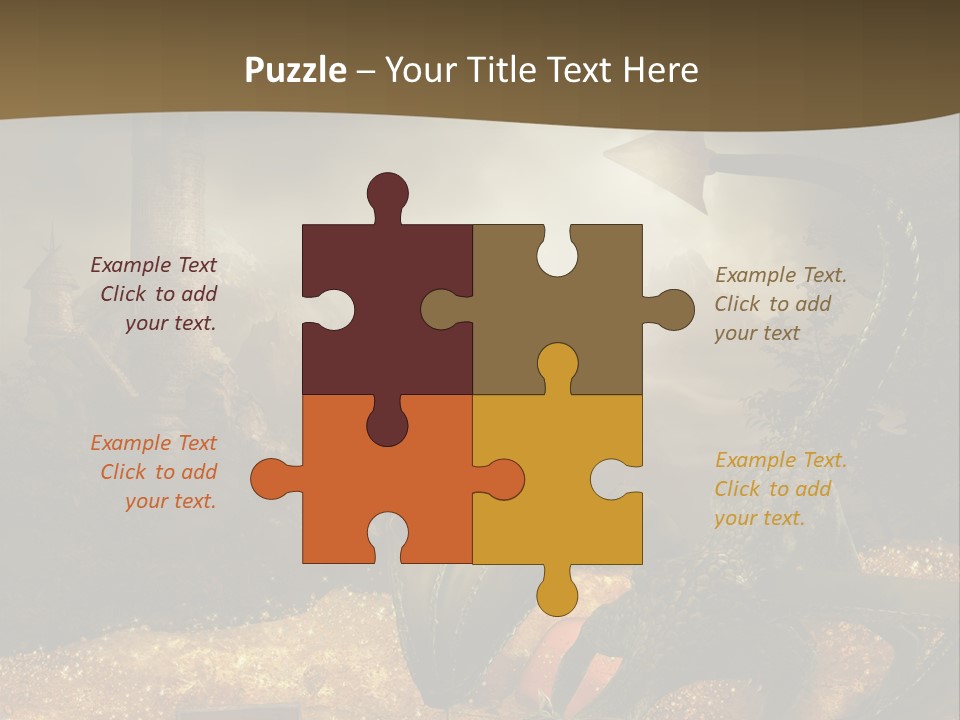 Ska Skarb Kufer PowerPoint Template