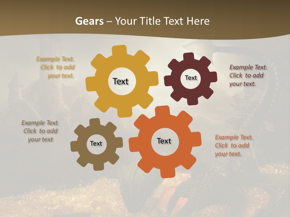 Ska Skarb Kufer PowerPoint Template