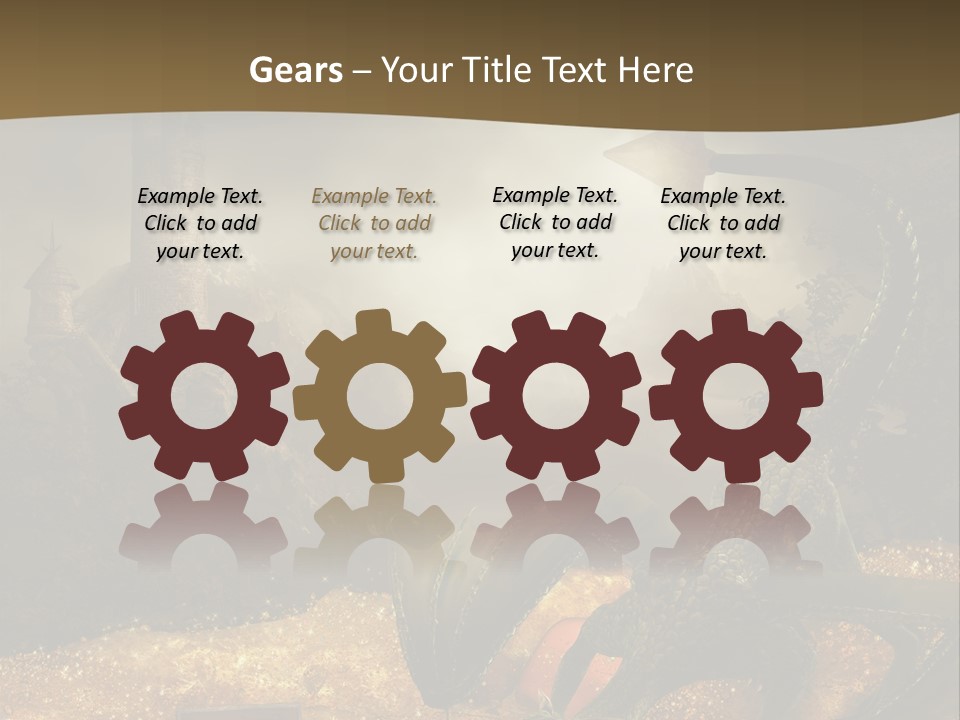 Ska Skarb Kufer PowerPoint Template