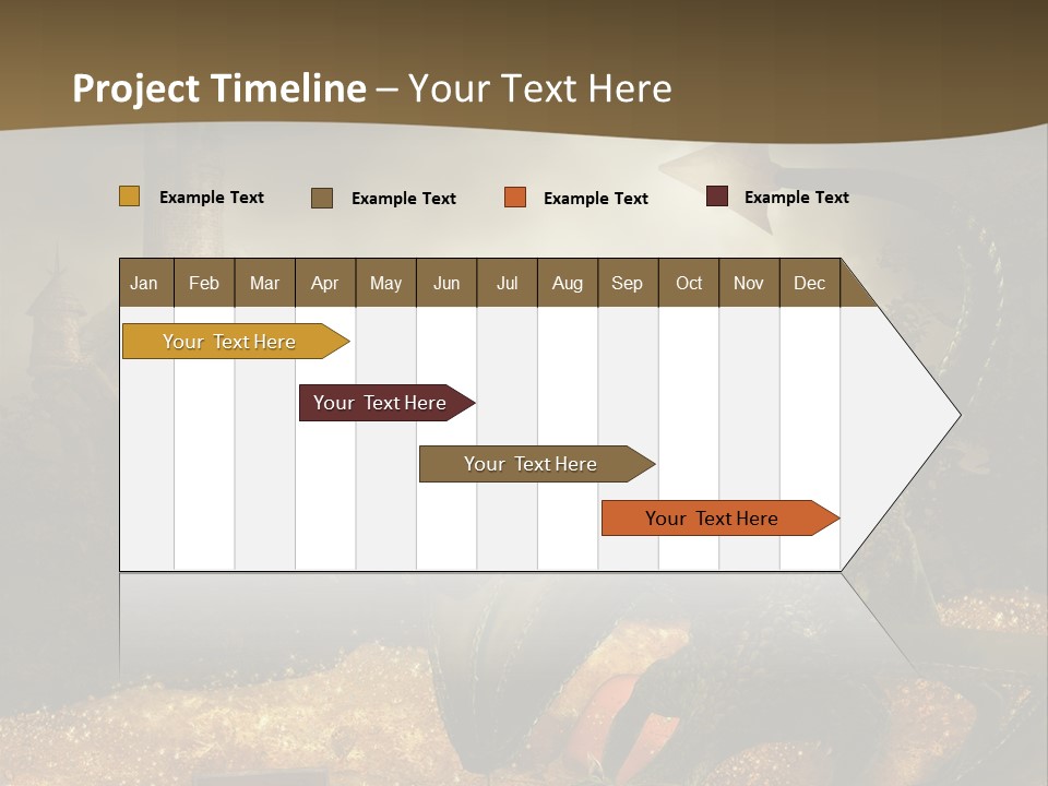Ska Skarb Kufer PowerPoint Template
