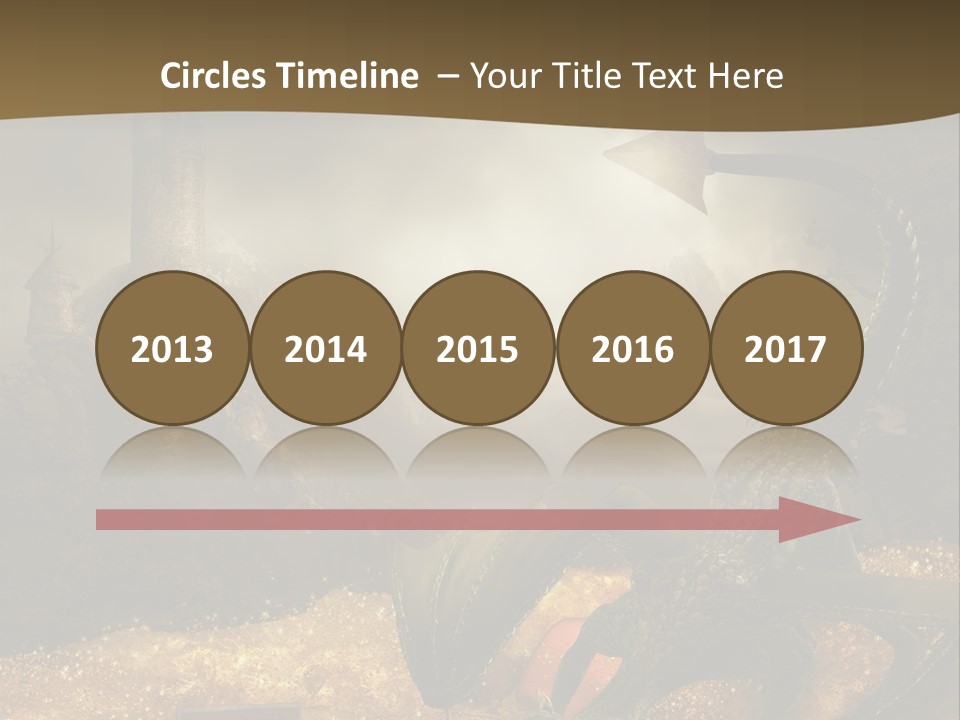 Ska Skarb Kufer PowerPoint Template